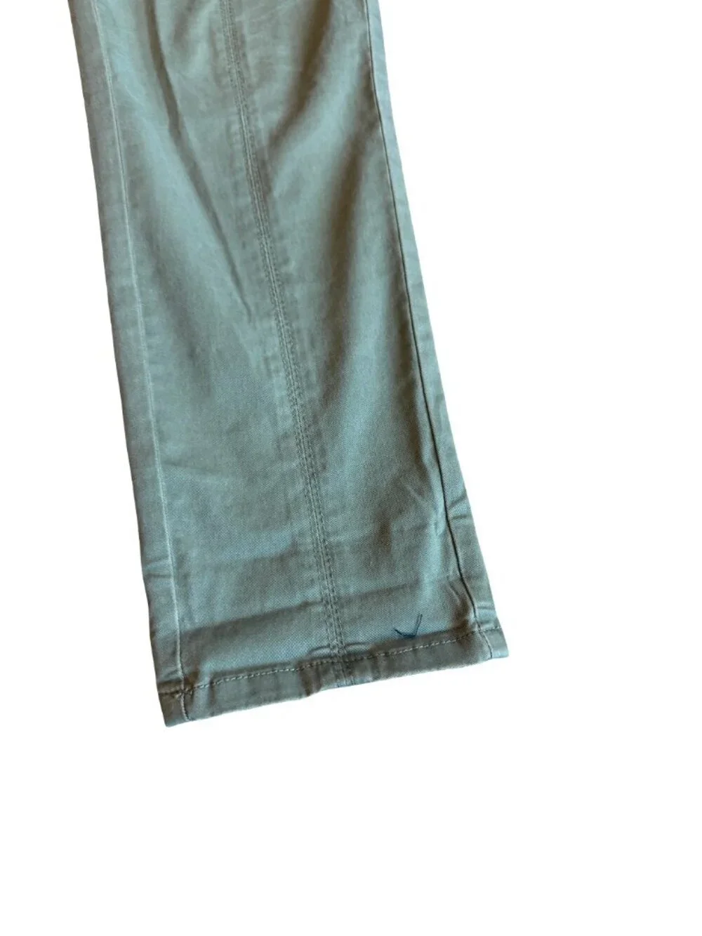 Maurices Green Cropped Length Pants Chinos Slacks Cotton Comfort Size 6 Women's